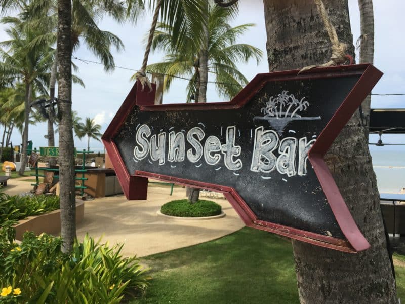 Sunset Bar Arrow