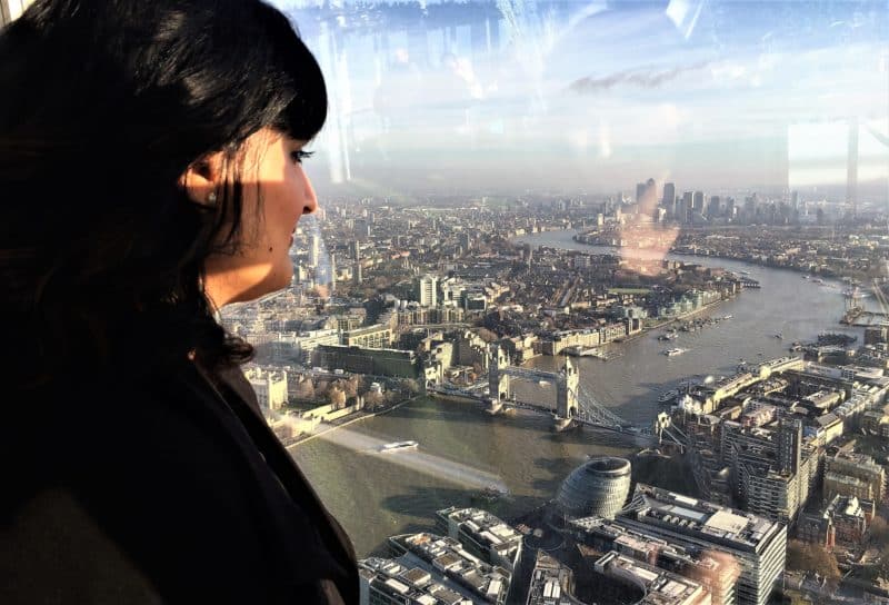A birthday visit to the Shard: A throne with a view