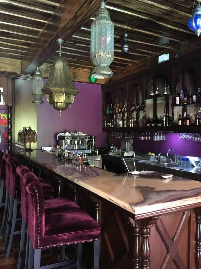 The super swish Nayara Resort Amor Loco bar