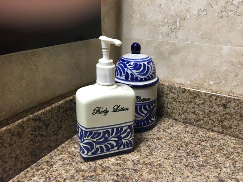 The super swish Nayara Resort Ceramic Soap