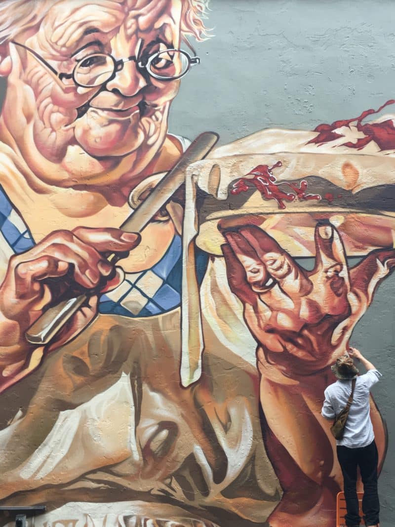 Grafitti street art by Bring The Paint 2017