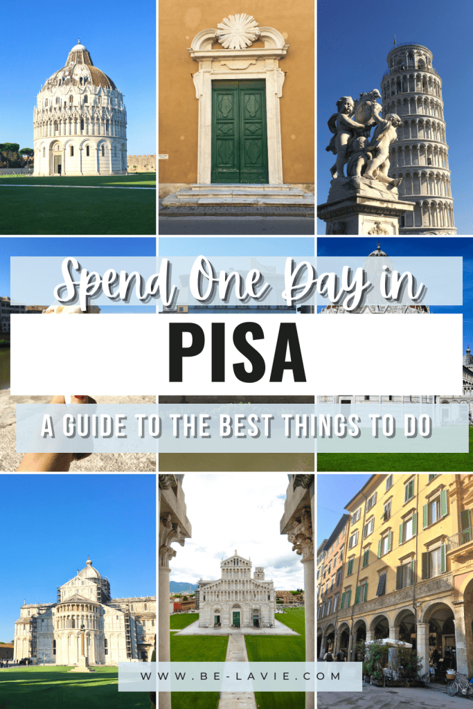One day in Pisa Pinterest Pin