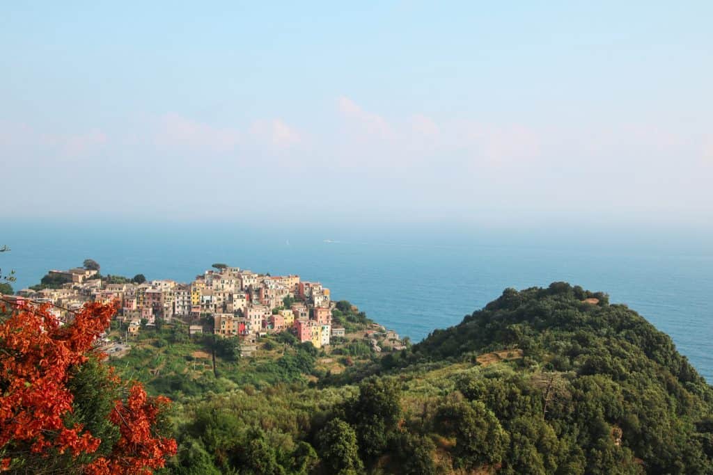 Views from Corniglia of Cinque Terre