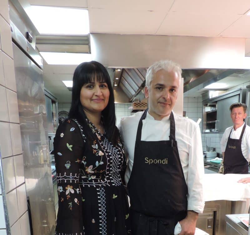 Elegant dining at 2 Michelin Star Spondi in Athens Chef Angelos lantos and Bejal