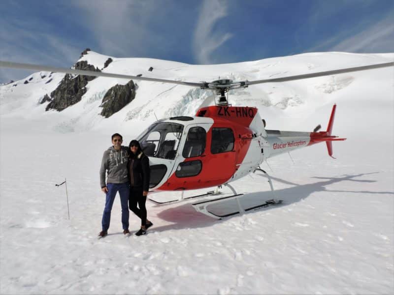 Helicopter Flight over Fox Glacier
