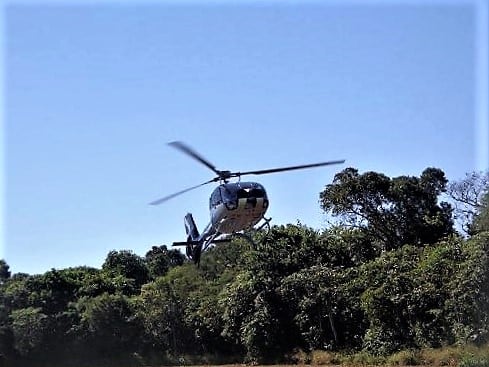 Helicopter ride over Iguazu