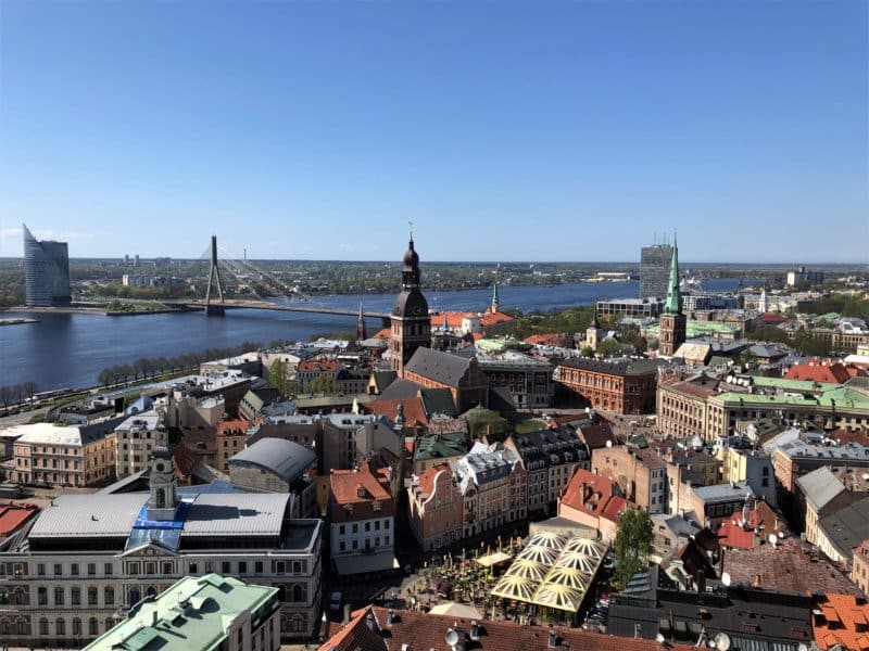 A weekend guide to Latvia's capital, Riga. St Peter's Church views