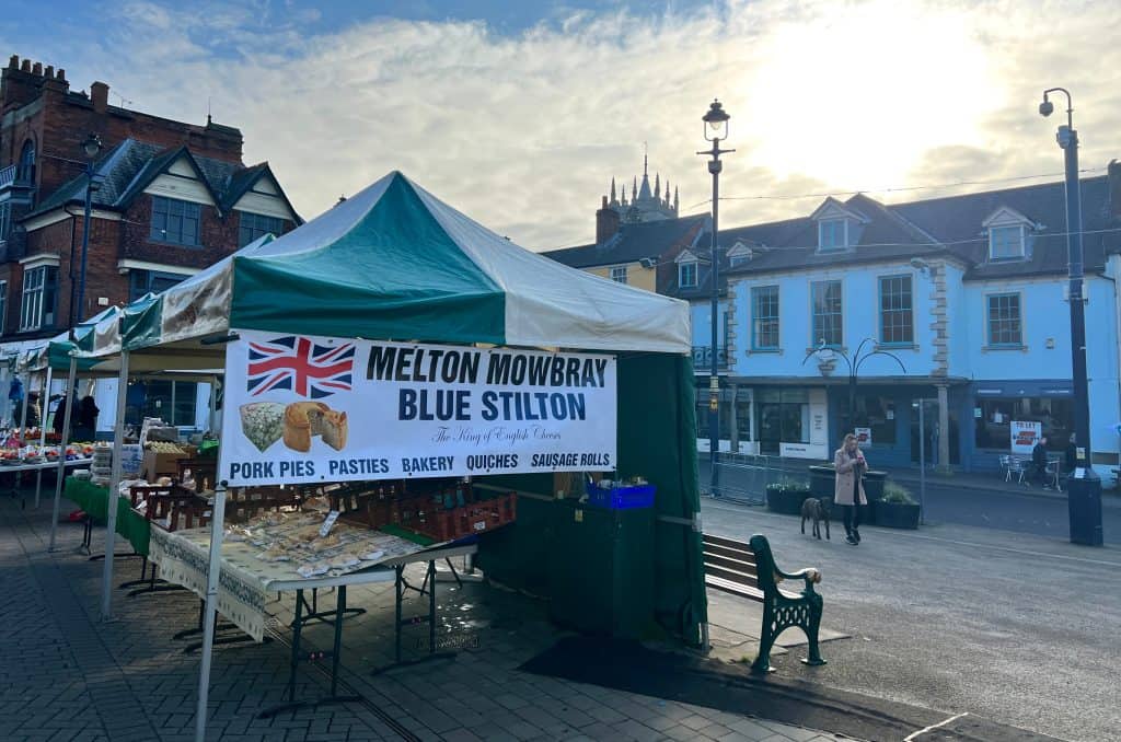 Melton Mowbray markets in town square