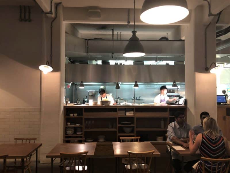 Michelin Starred dining at Lyles, Shoreditch, London