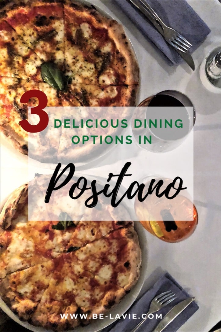 3 Dining Options in Positano