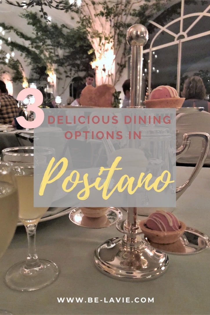 3 Dining Options in Positano