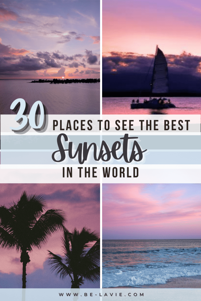 Sunsets around the world, Pinterest Pins