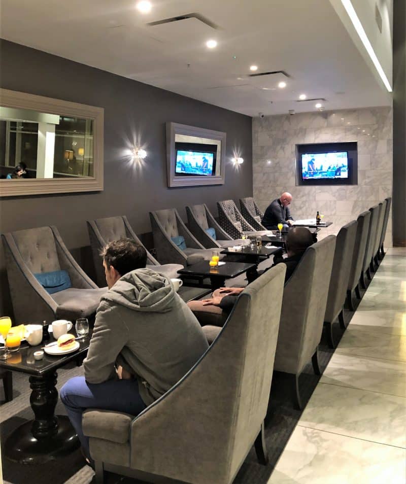 Pre-flight relaxation at No 1 Lounge, Birmingham Airport