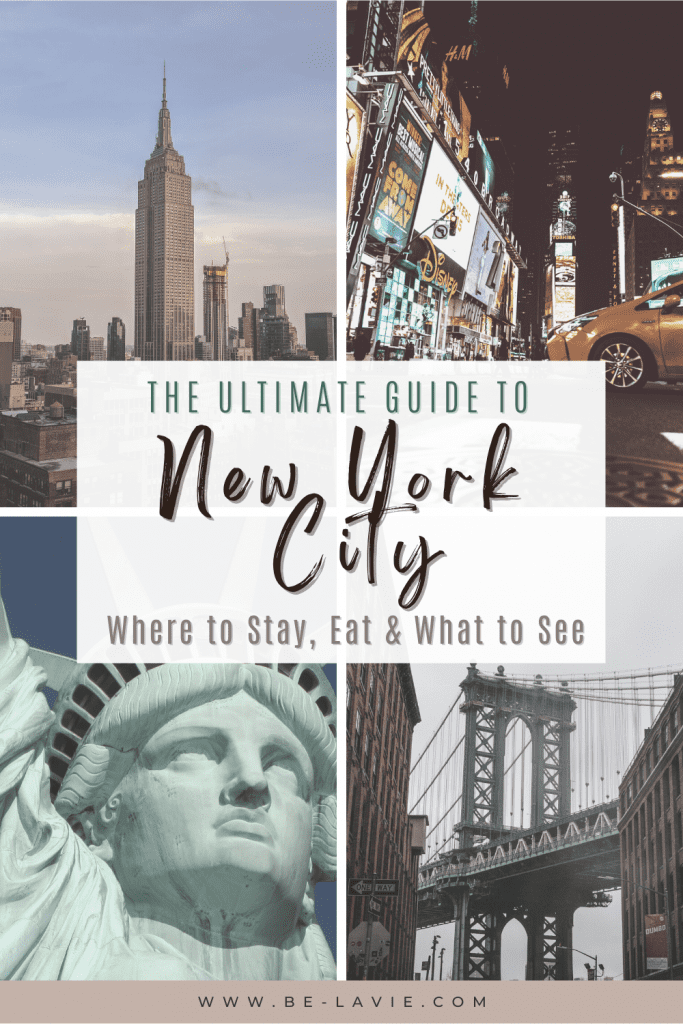 New York City Ultimate Guide Pinterest Pin