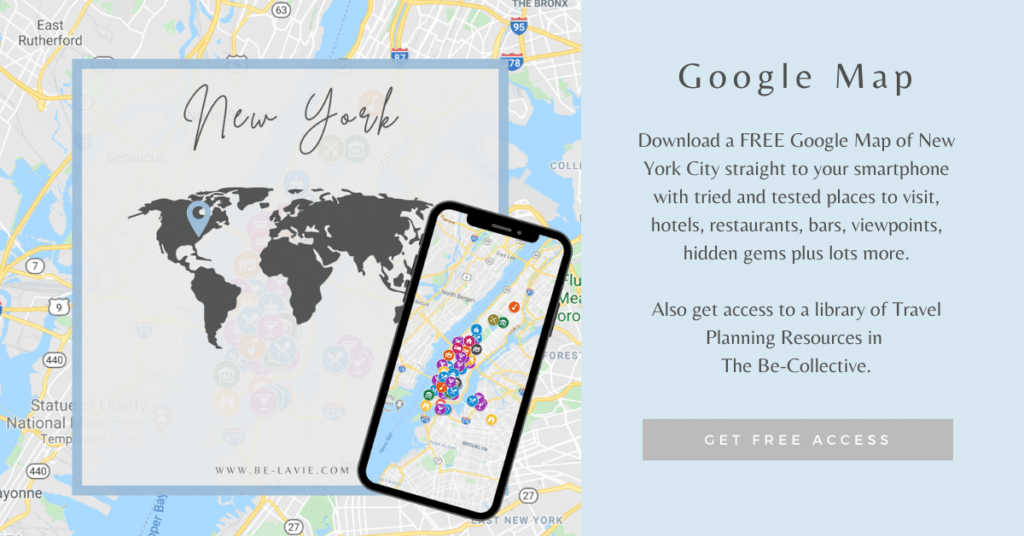 Downloadable New York City Google Map