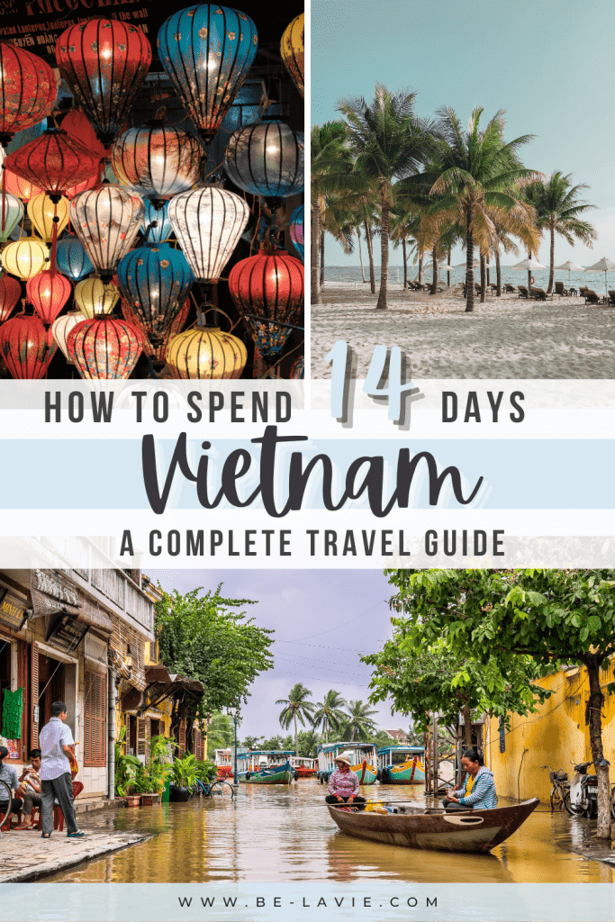 Vietnam in 14 days Itinerary Pinterest Pin