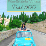 Tuscan Countryside & Wine Estates by Vintage Fiat 500