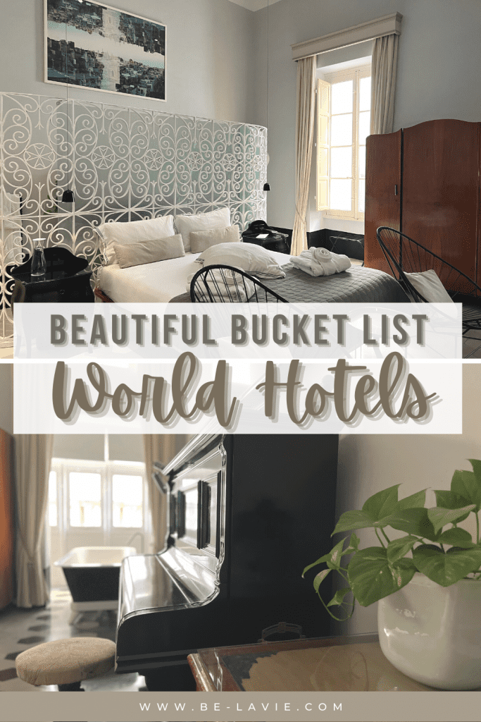 Beautiful Hotels around the World Pinterest Pin