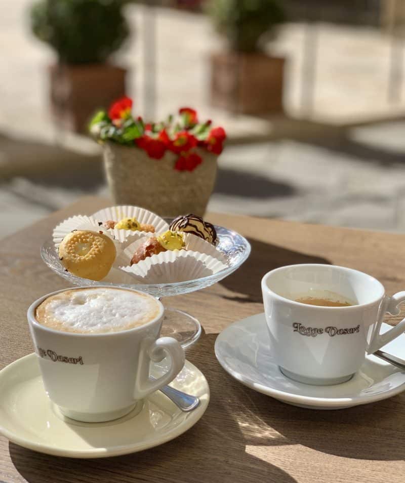 Desserts and Coffee at Logge Vasari Antica Trattoria