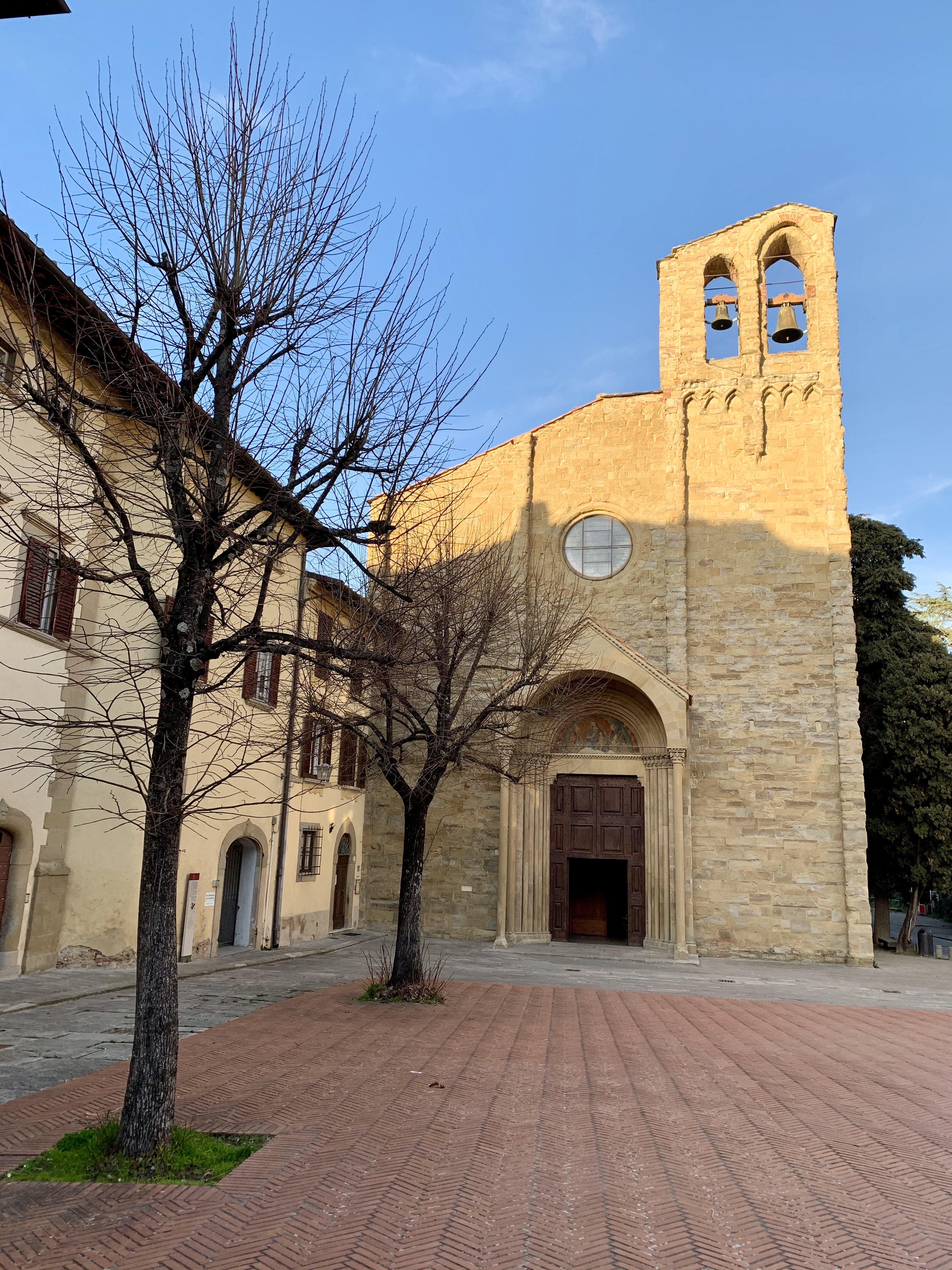 San Domenico Church Exterior Arezzo
