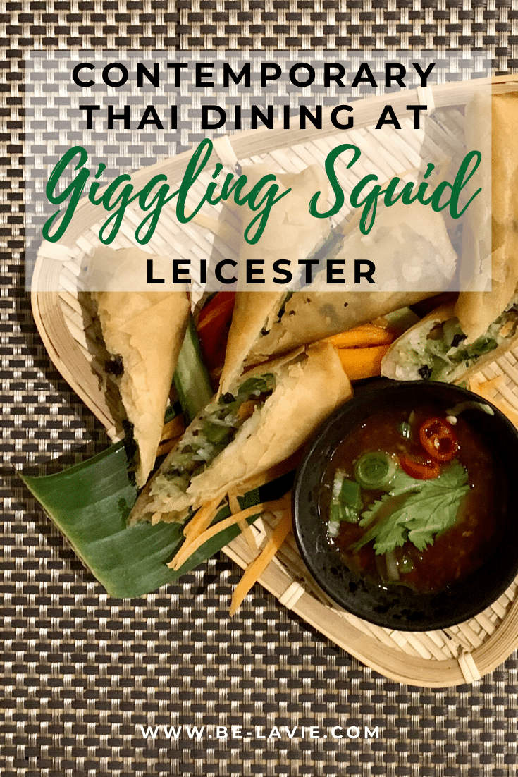 Contemporary Thai Dining at Giggling Squid Leicester