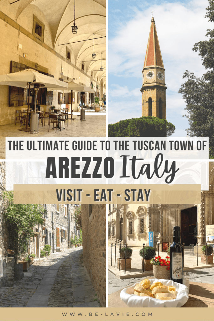 How to Spend a Say in Arezzo, Italy Pinterest Pin