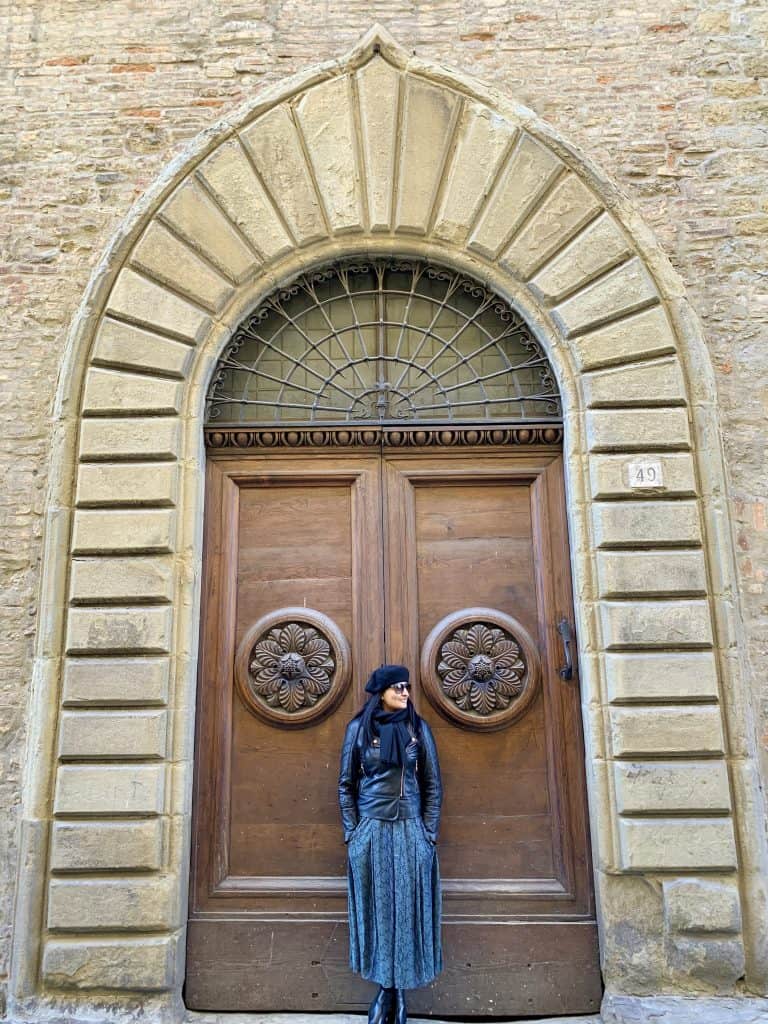 Church Doors in Arezzo, Italy