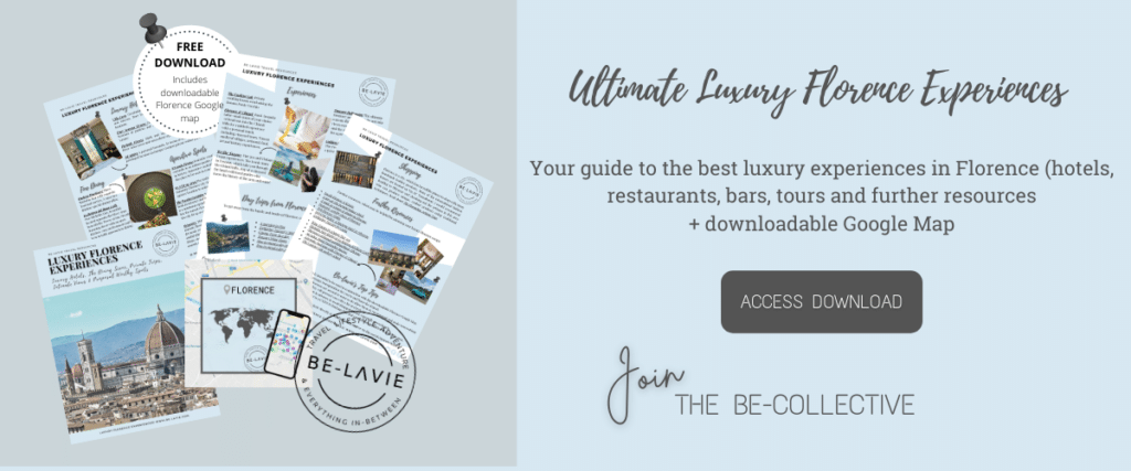 Luxury Florence Experiences Graphic