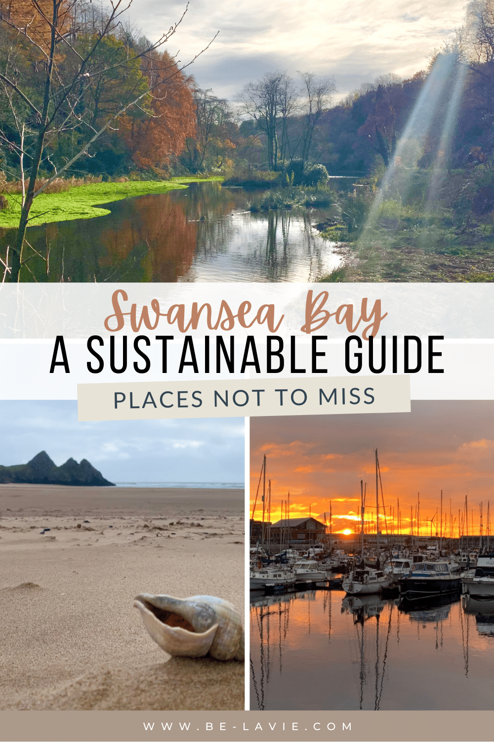 A sustainable guide to Swansea Bay Pinterest Pin