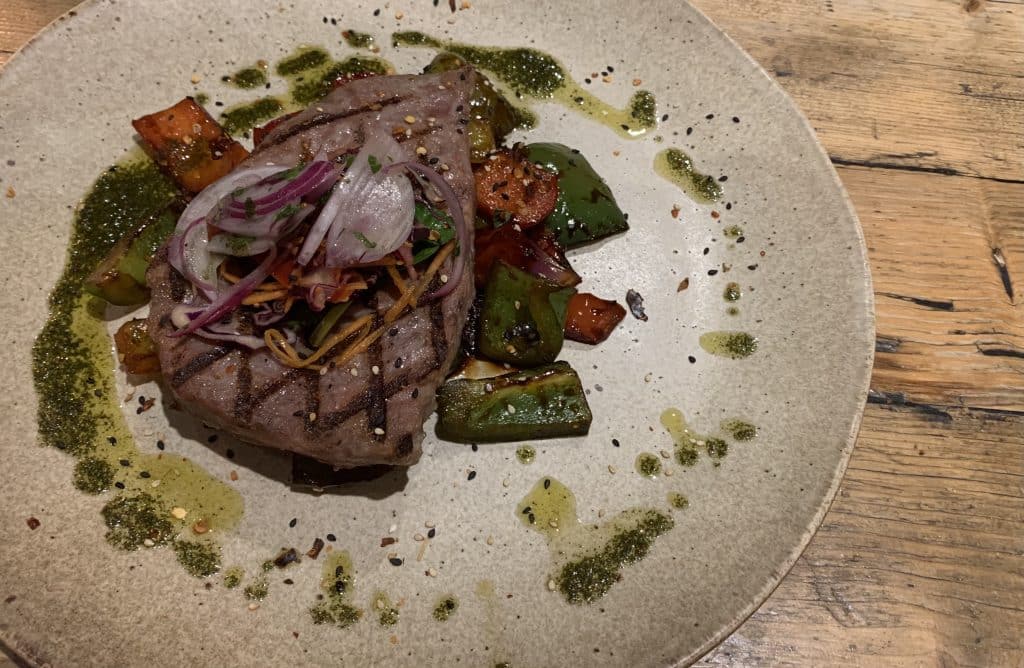 Best places to dine: The Secret Garden Bar & Restaurant tuna steak