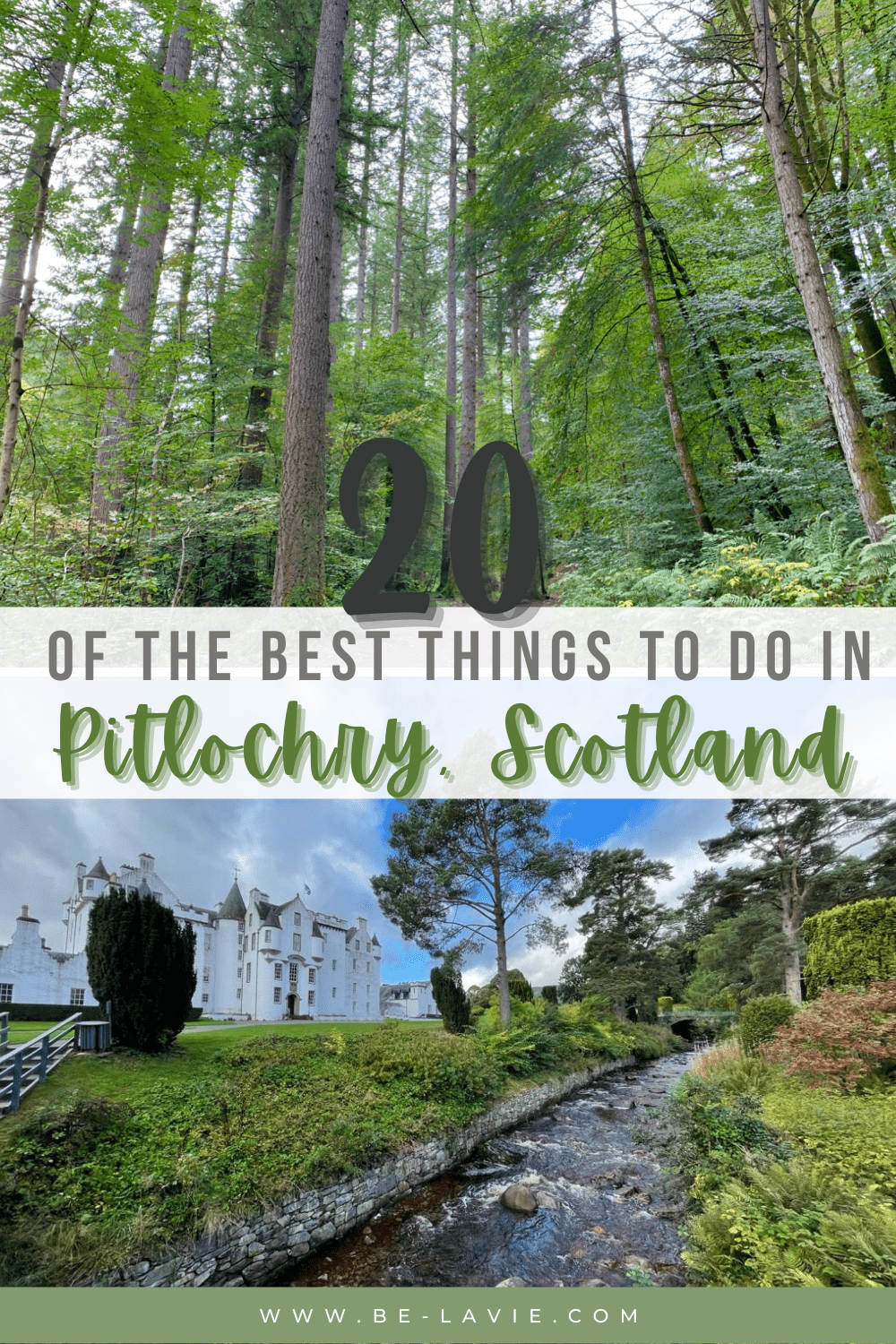 20 Things to do around Pitlochry Pinterest Pin