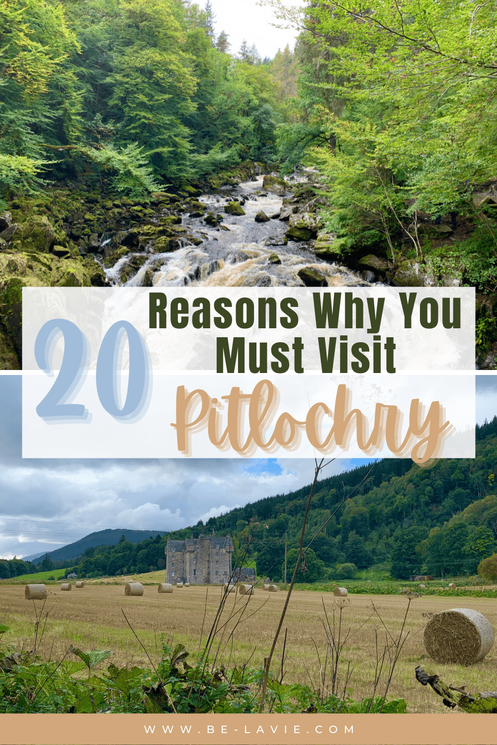 20 Things to do around Pitlochry Pinterest Pin