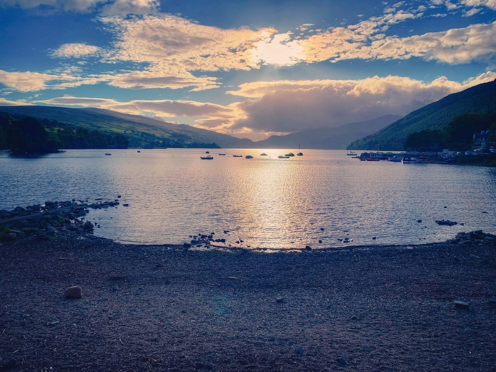 Loch Tay at sunset