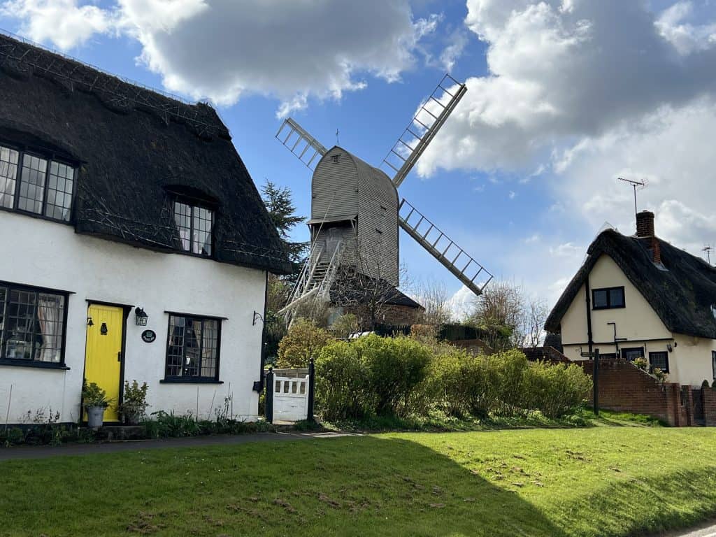 Windmill and Cottages, Finchingfield