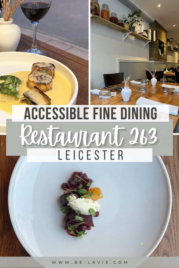 Restaurant 263: The Best Affordable Vegan Fine Dining in Leicester Pinterest Pin