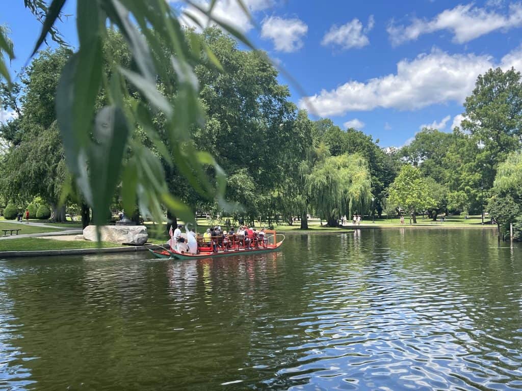 Photo Spots in Boston: Swan Boats, Boston Public Garden