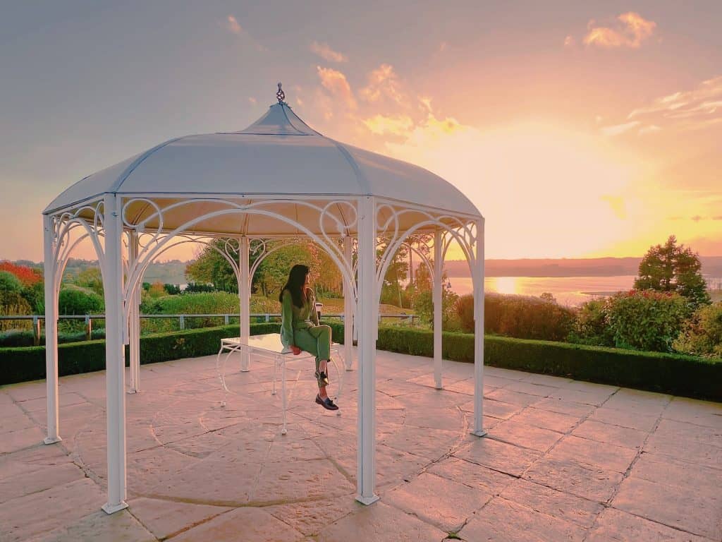 Rutland Hall Hotel: Sunset over Rutland Water from Pavilion