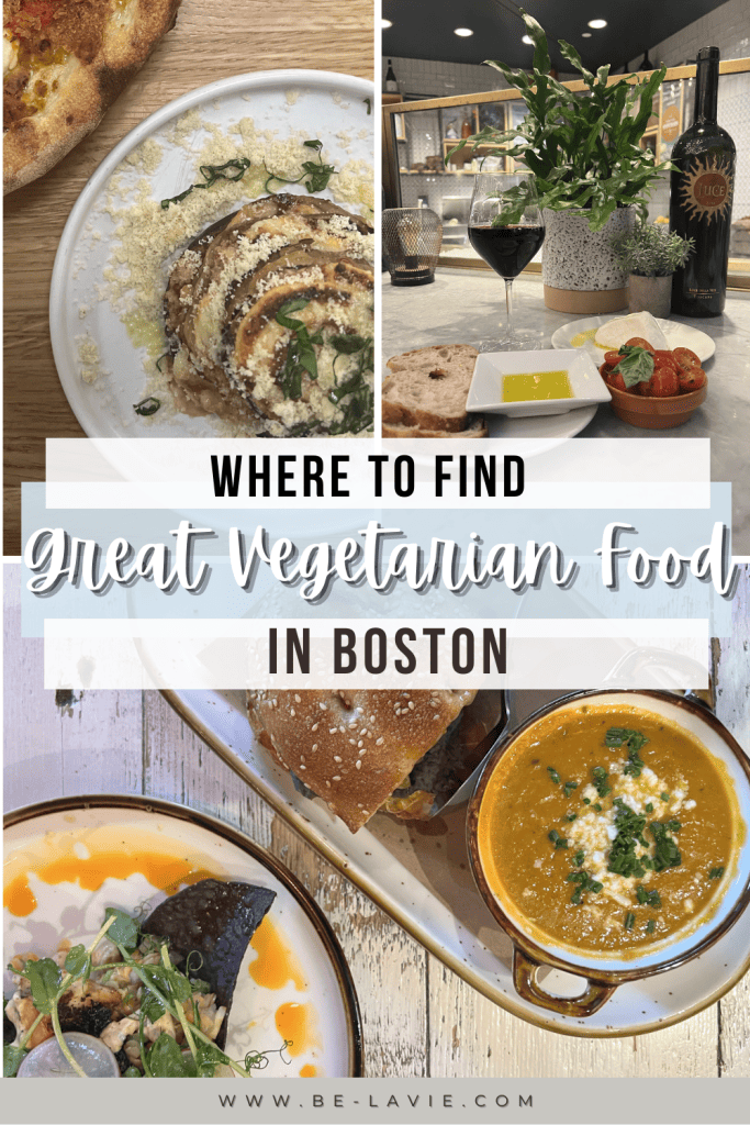 Vegetarian Food in Boston Pinterest Pin