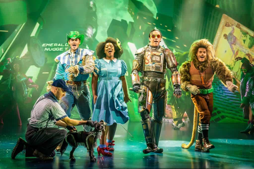 Dorothy, Scarecrow, Tin Man, Lion and Toto