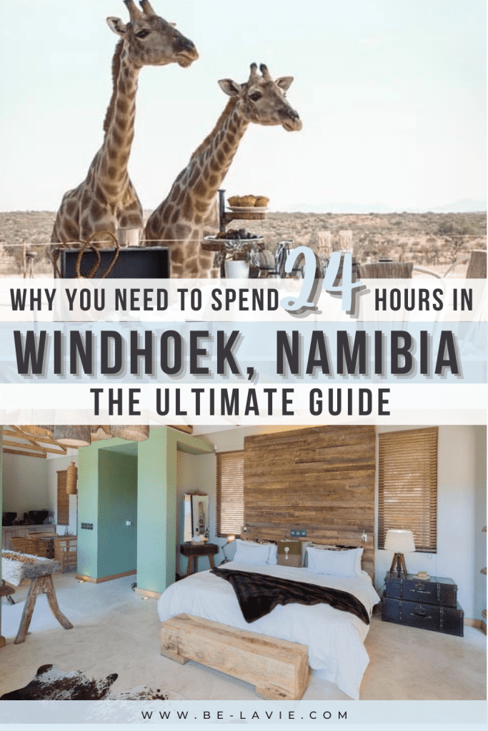 24 hours in Namibia Pinterest Pin