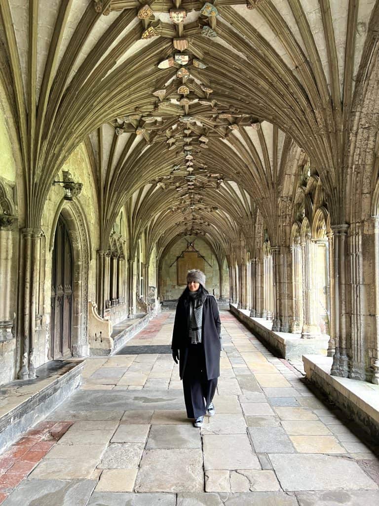 The best of Canterbury: Canterbury: Bejal walking through Cathedral quarters