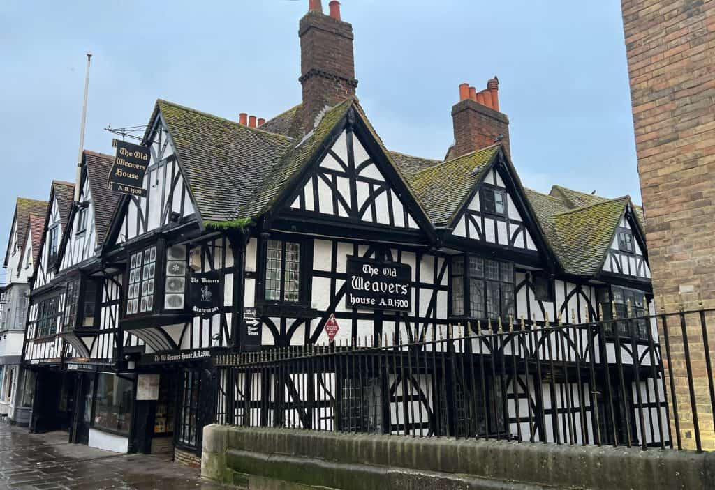 The best of Canterbury: Old Weaver's House exterior