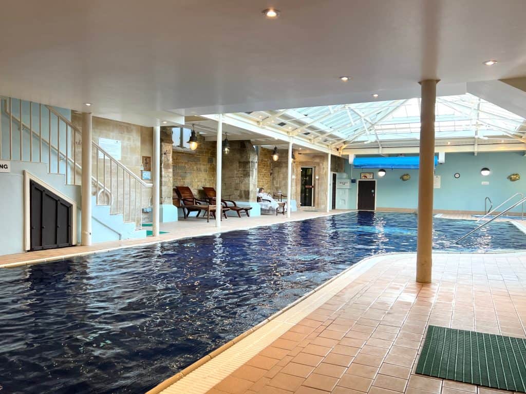 The swimming pool at Stapleford Park