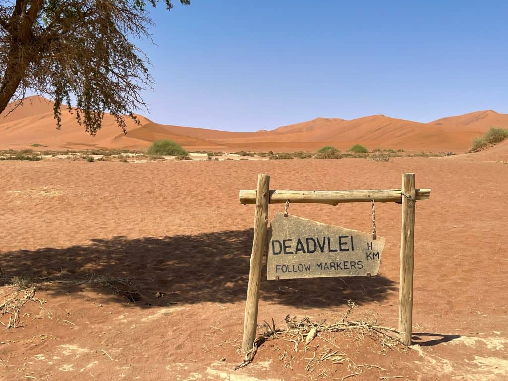 Deadvlei Sign