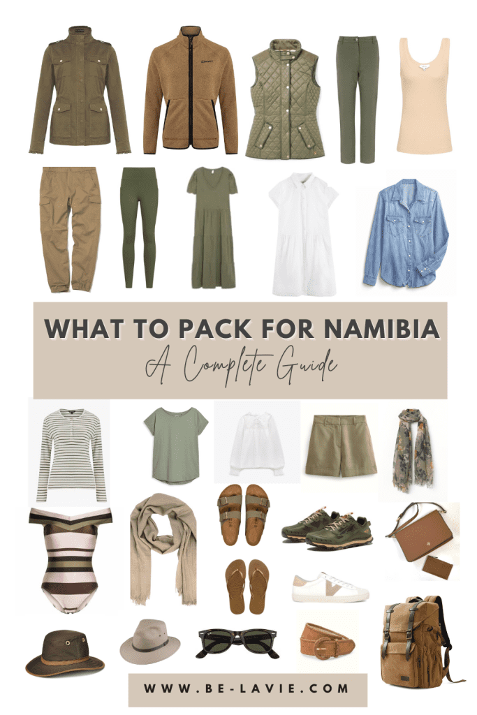 Packing for Namibia Pinterest Pin