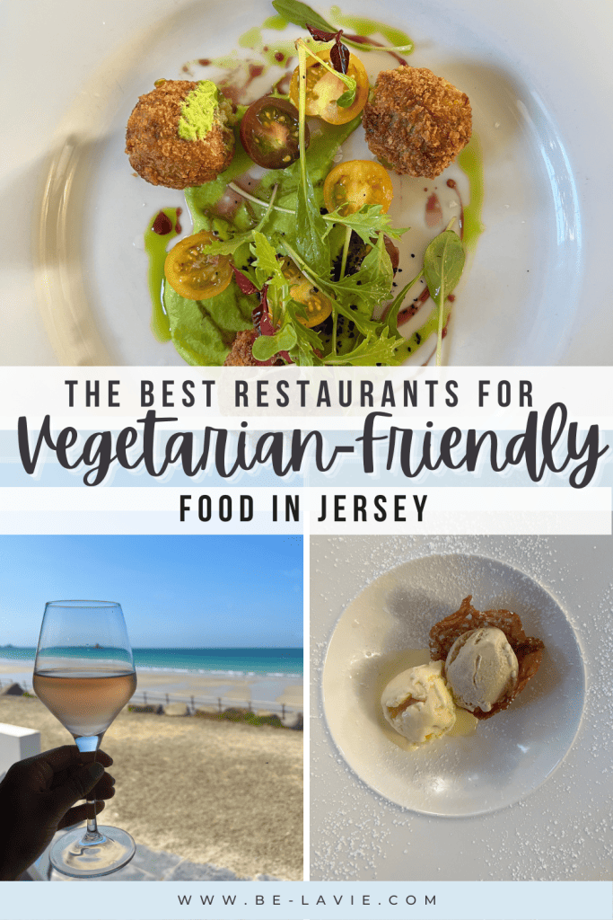 vegetarian-friendly food in Jersey Pinterest Pin