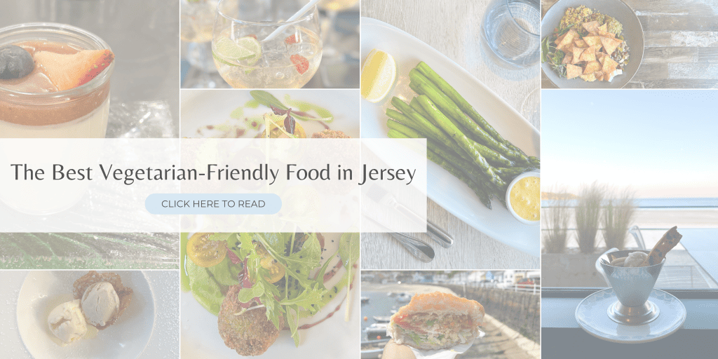 Vegetarian-friendly food in Jersey graphic