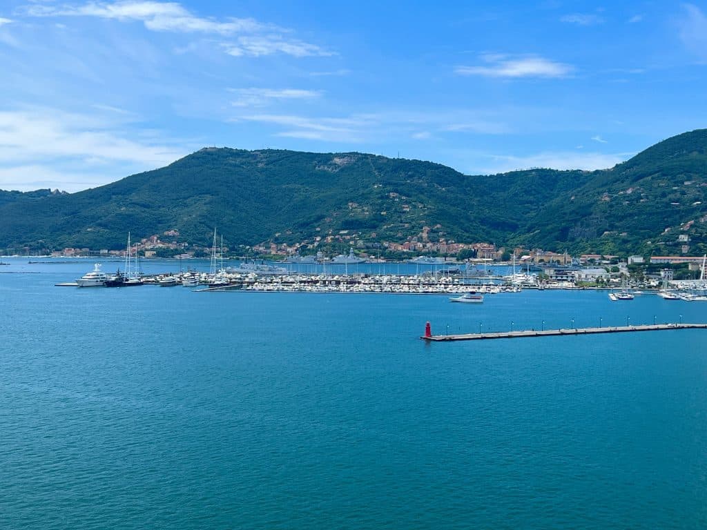 La Spezia Port from cruise boat