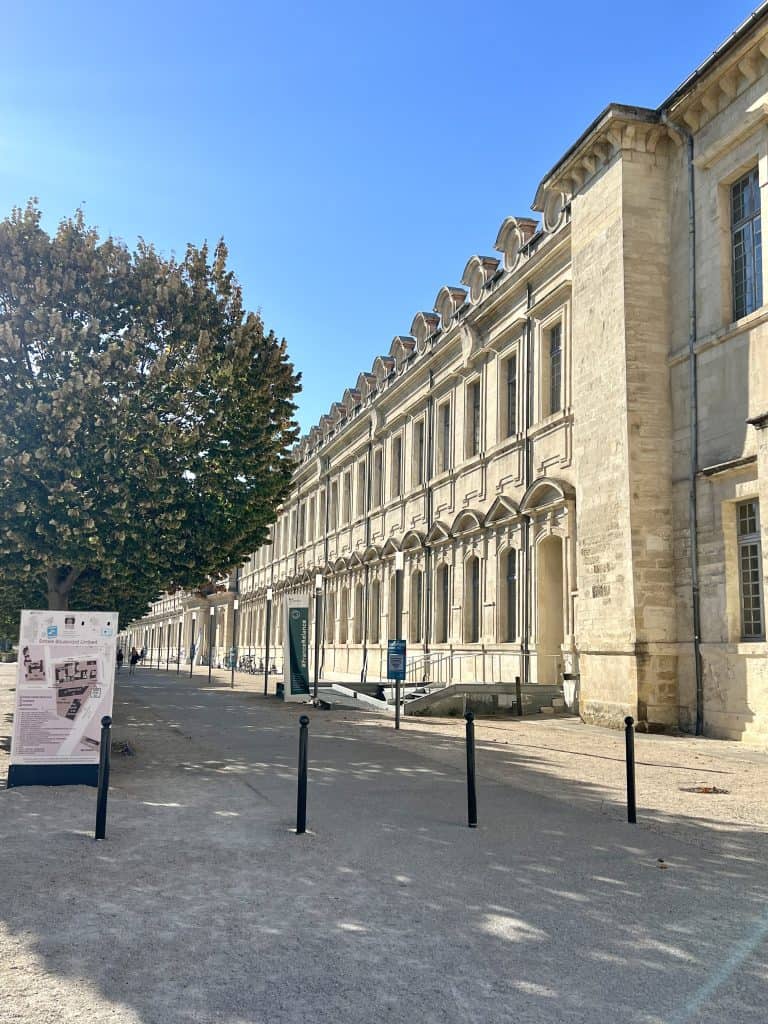 Photo Locations in Avignon: University tree lined campus street