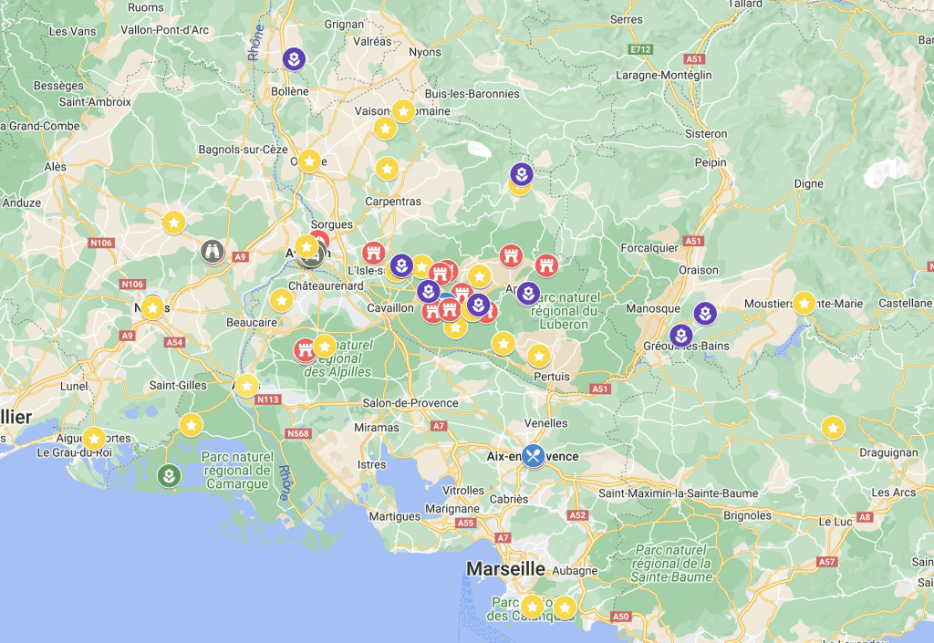 Be-lavie Provence Google Map